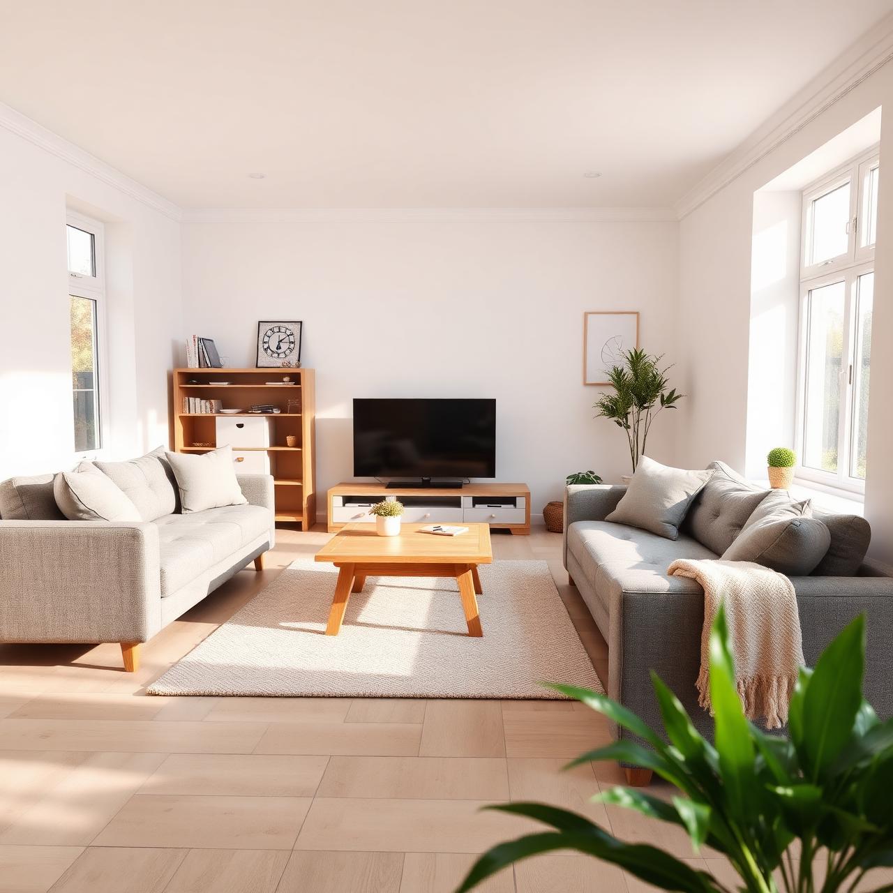 Pristine luxury living room